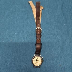 Vintage Disney Musical Ladies Watch Golden Mickey